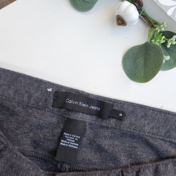 Women's Calvin Klein Jeans Grey Pants Size 14 - Picture 11 of 11